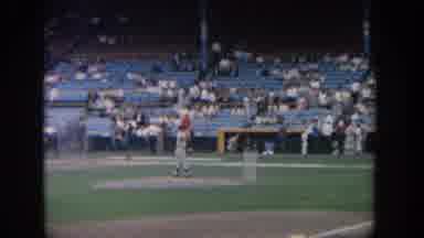 New York USA (1964): Baseball Players Warming Up Before Game