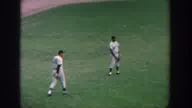New York USA (1964): Baseball Players Walk And Talk On Field