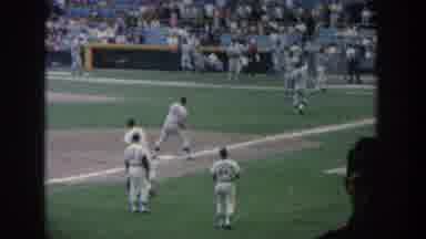 New York USA (1964): Practicing Throw Just Before A Game Of Baseball