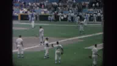 New York USA (1964): Players In The Ground Throwing The Ball To One