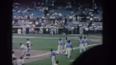 New York USA (1964): The Blue Jersey-Wearing Footballers Walk Back To Center Field