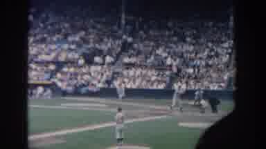 New York USA (1964): Pitcher Throws The Ball To The Batter Awaiting For Him To Hit