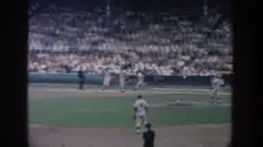 New York USA (1964): Someone Videotaping A Minor League Baseball Game Or Major