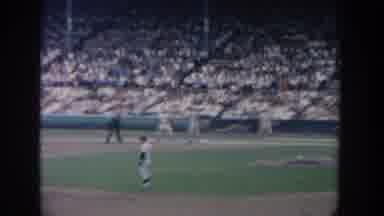 New York USA (1964): Some Person Was Playing Cricket In The Ground And Some Person