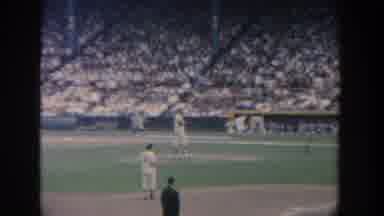 New York USA (1964): Vintage Baseball Game Of Pitcher Throwing A Strike And The