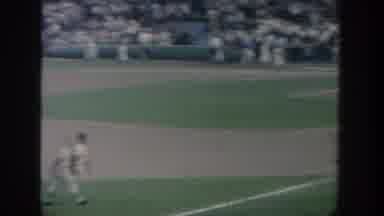 New York USA (1964): Players Back To Their Positions In The Ground And Some People