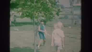 New York USA (1964): Rural Area With Hectares Of Trees In Which Children Are Shown