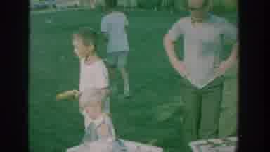 New York USA (1964): Family Together In The Park For Fun On A Sunny Sunday Day