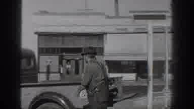 California USA (1936): Men Are Shown In And Around Heavy Farm Machinery