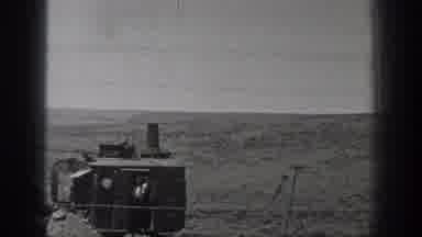 California USA (1936): Black And White Shot Of Someone Operating Heavy,