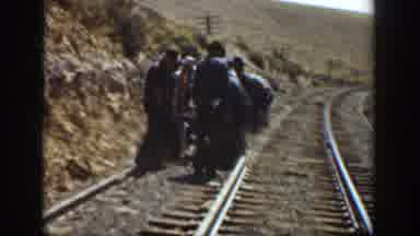 California USA (1936): Some Of Railway Workers Could Be Repairing And Alternate