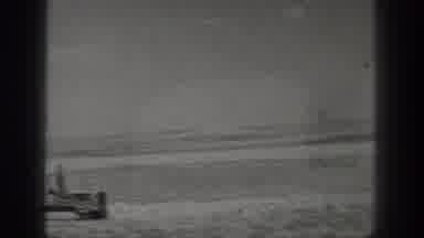 California USA (1936): Black And White With A Boy Being Curious In His Backyard Of