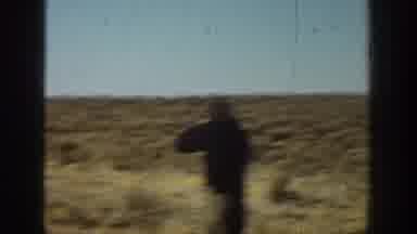 California USA (1936): Gentleman In Hat Whistles On A Mountain, Then Walks On Path