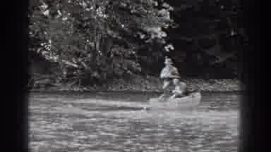Chelan Washington USA (1939): Men Fishing In A Boat From The Lake Just As They