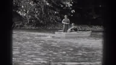 Chelan Washington USA (1939): That's How To Catch A Fish