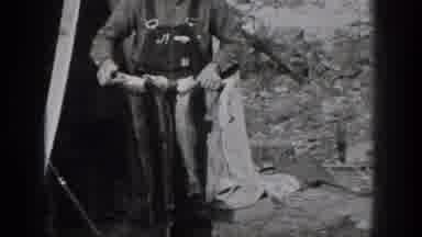 Chelan Washington USA (1939): One Boy One Grandfather Catch As A Fish
