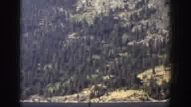 Chelan Washington USA (1939): Breathtaking View Of Mountain Lake And Trees On A