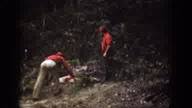 Chelan Washington USA (1939): Scored A Deer While Hunting In The Woods With A