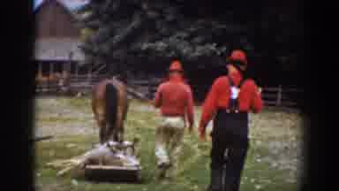 Chelan Washington USA (1939): The People Are Hunting The Deer In The Forest And