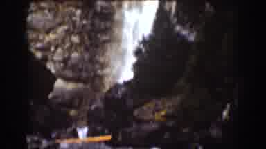 Chelan Washington USA (1939): Waterfall On Hiking Trip