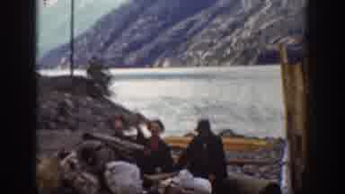 Chelan Washington USA (1939): Drinking A Little By The River With Friends To Share