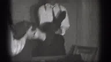 Chelan Washington USA (1939): Two Men Roughhousing With A Third Man