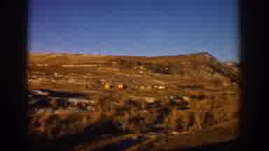Aspen Colorado USA (1961): Passing View Of Highway Through Snow Dusted Mountain