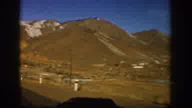 Aspen Colorado USA (1961): Views Of A Mountain Scape From The Side Of A Moving Car