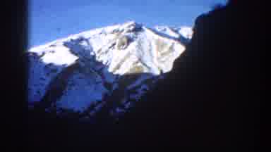 Aspen Colorado USA (1961): Early Morning Or Sunset In The Mountains With Snow On