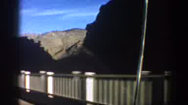 Aspen Colorado USA (1961): Traveling Over A Bridge And Watching Mountains