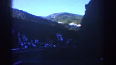 Aspen Colorado USA (1961): Driving On A Road Through The Mountains Filled With