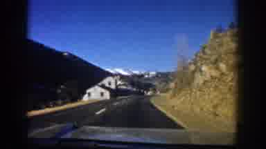 Aspen Colorado USA (1961): Driving Up To A Small Town