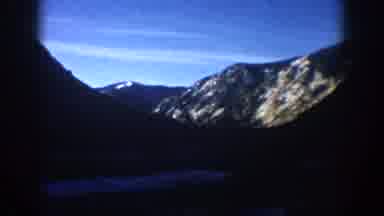 Aspen Colorado USA (1961): The Bus Is Travel In The Dangerous Traveling Area To Go