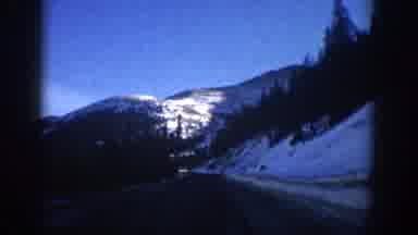 Aspen Colorado USA (1961): Road Mountain Landscape Special Observation Moments