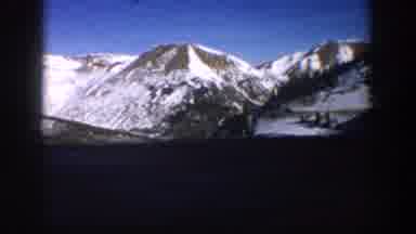 Aspen Colorado USA (1961): The Beautiful View Of High Mountain Peaks With White