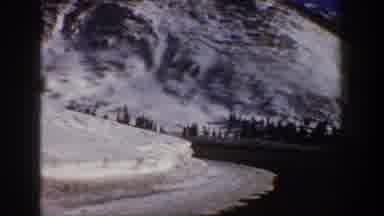 Aspen Colorado USA (1961): Hill Snow Awesome Weather Long Drive Forest Road Top
