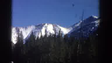 Aspen Colorado USA (1961): Breathtaking View Of Trees On Snow Covered Mountains On