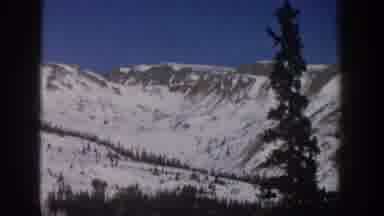 Aspen Colorado USA (1961): Beautiful Mountains And Trees Covered With The Snow In