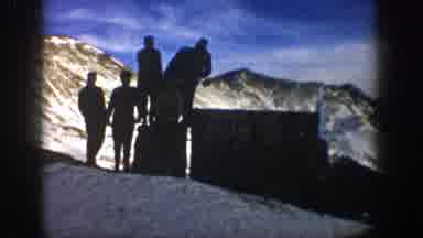Aspen Colorado USA (1961): Taking A Picture With Friends After Completing A