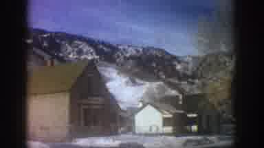 Aspen Colorado USA (1961): One Person Going To Picnic And Taking A Video By Using
