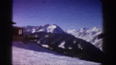 Aspen Colorado USA (1961): Very High Mountains Covered With Snow And A Cozy
