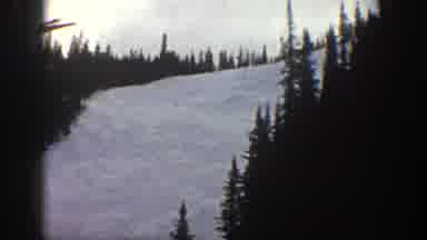 Aspen Colorado USA (1961): View From A Cable Car Of A Long Field Of Snow