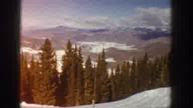 Aspen Colorado USA (1961): Scenic View On The Top Of A Mountain Overlooking Trees