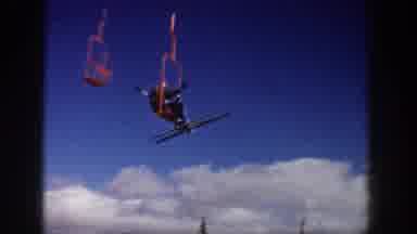 Aspen Colorado USA (1961): Skiers Coming Down From Ski Lifts To Ski With People