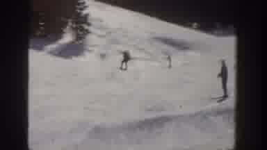 Aspen Colorado USA (1961): First Attempt At Skiing Down A Mountain That Has Very