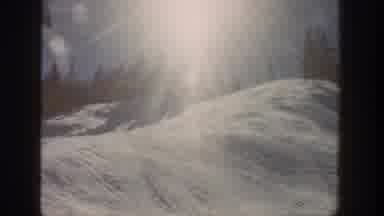 Aspen Colorado USA (1961): View Of Downhill Skier On A Bright Sunny Winter Day