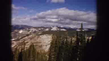 Aspen Colorado USA (1961): Skier Ready To Drop Into Mogul Field