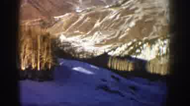 Aspen Colorado USA (1961): People Less Landscape Showing Distant Trees And