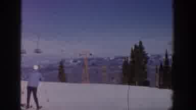 Aspen Colorado USA (1961): The Man Was Trying The Skiing For Participate The Game