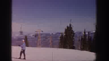 Aspen Colorado USA (1961): Man Moving In The Robe Car